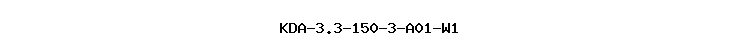 KDA-3.3-150-3-A01-W1