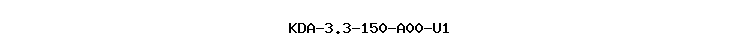 KDA-3.3-150-A00-U1