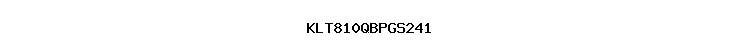 KLT810QBPGS241