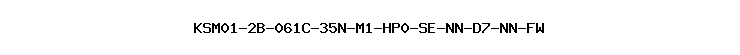 KSM01-2B-061C-35N-M1-HP0-SE-NN-D7-NN-FW