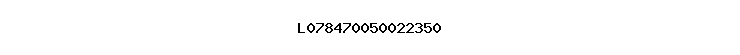 L078470050022350
