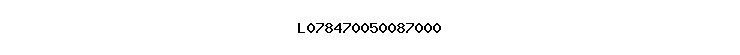 L078470050087000