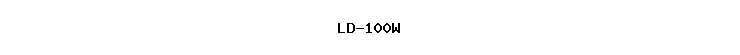 LD-100W