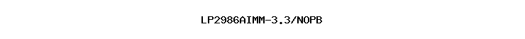 LP2986AIMM-3.3/NOPB