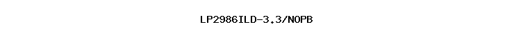 LP2986ILD-3.3/NOPB