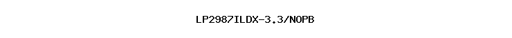 LP2987ILDX-3.3/NOPB