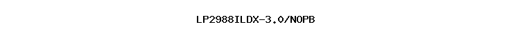 LP2988ILDX-3.0/NOPB
