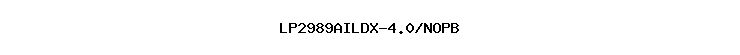 LP2989AILDX-4.0/NOPB