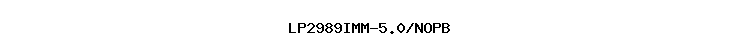 LP2989IMM-5.0/NOPB