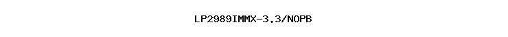LP2989IMMX-3.3/NOPB