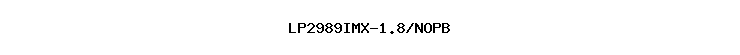 LP2989IMX-1.8/NOPB