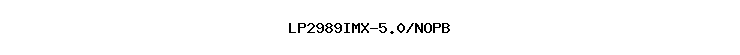 LP2989IMX-5.0/NOPB