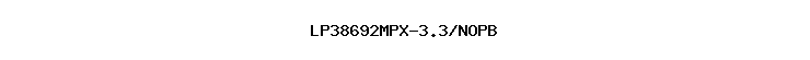 LP38692MPX-3.3/NOPB