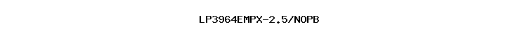 LP3964EMPX-2.5/NOPB