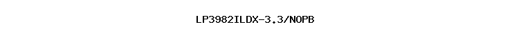 LP3982ILDX-3.3/NOPB