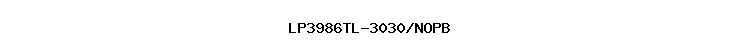 LP3986TL-3030/NOPB