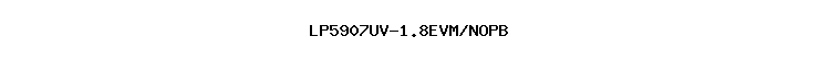 LP5907UV-1.8EVM/NOPB