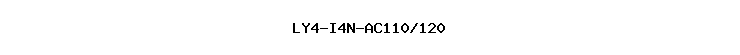 LY4-I4N-AC110/120