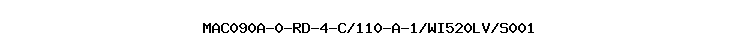 MAC090A-0-RD-4-C/110-A-1/WI520LV/S001