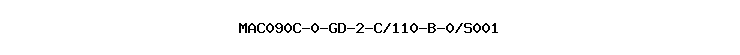 MAC090C-0-GD-2-C/110-B-0/S001