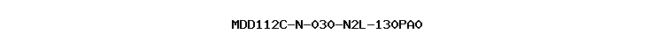 MDD112C-N-030-N2L-130PA0