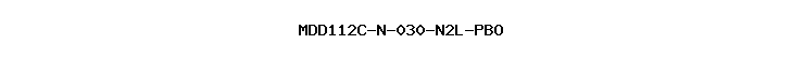 MDD112C-N-030-N2L-PBO