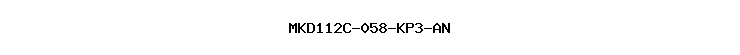 MKD112C-058-KP3-AN