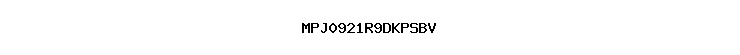 MPJ0921R9DKPSBV