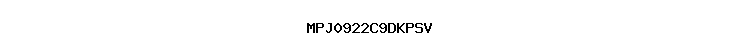 MPJ0922C9DKPSV