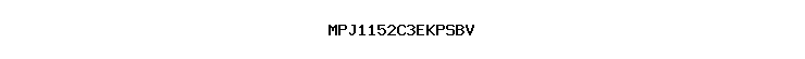 MPJ1152C3EKPSBV