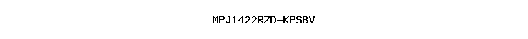 MPJ1422R7D-KPSBV