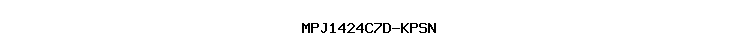 MPJ1424C7D-KPSN