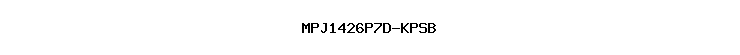 MPJ1426P7D-KPSB