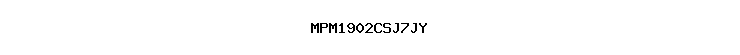 MPM1902CSJ7JY