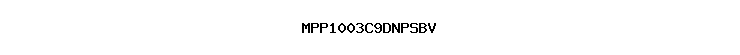 MPP1003C9DNPSBV