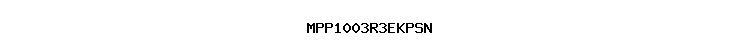 MPP1003R3EKPSN