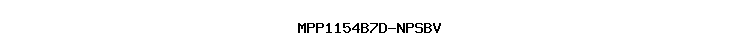 MPP1154B7D-NPSBV