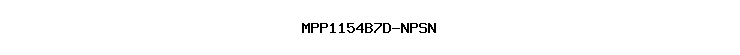 MPP1154B7D-NPSN