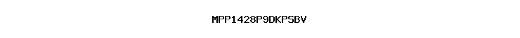 MPP1428P9DKPSBV