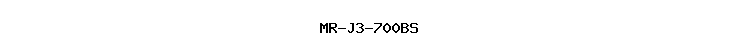 MR-J3-700BS