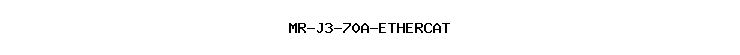 MR-J3-70A-ETHERCAT