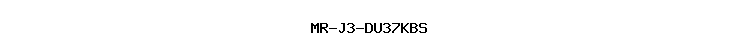 MR-J3-DU37KBS