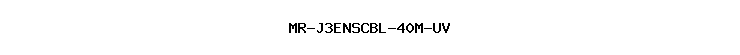 MR-J3ENSCBL-40M-UV