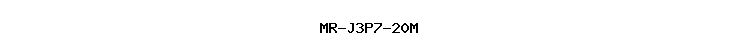 MR-J3P7-20M
