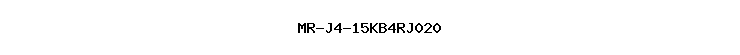 MR-J4-15KB4RJ020