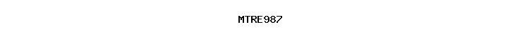 MTRE987