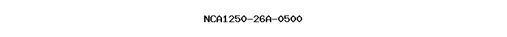 NCA1250-26A-0500
