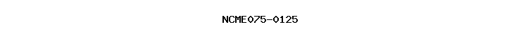 NCME075-0125