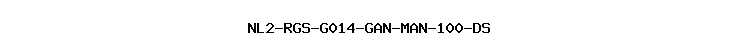 NL2-RGS-G014-GAN-MAN-100-DS