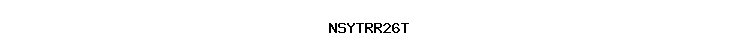 NSYTRR26T